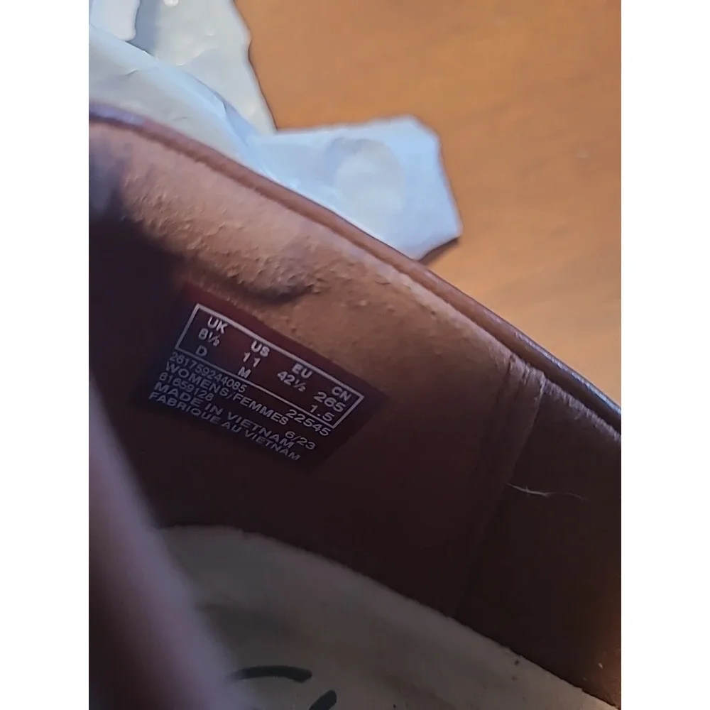CLARKS‎ COLLECTION Women's Juliet Bay Slip-On Loafer Flats SIZE 11M Brown